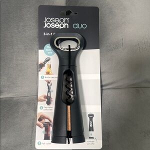 Joseph Joseph 3-in-1 Corkscrew Opener